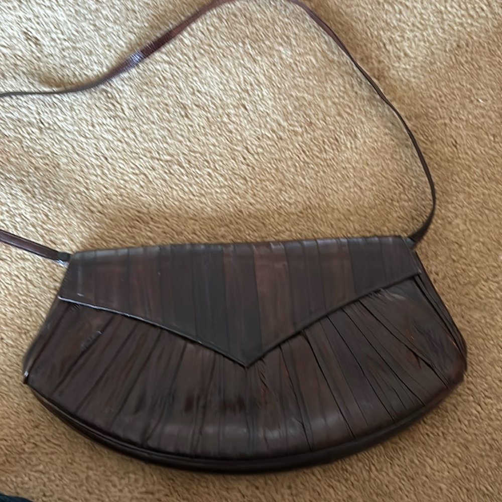 Vintage eel skin purse